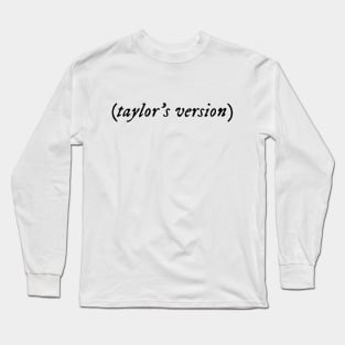 Taylor Swiftie Long Sleeve T-Shirt